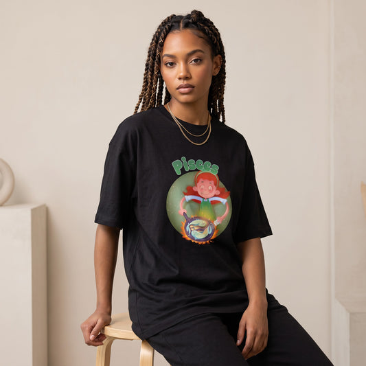 ShortTall® – Oversized Graphic T-Shirt | Pisces Zodiac
