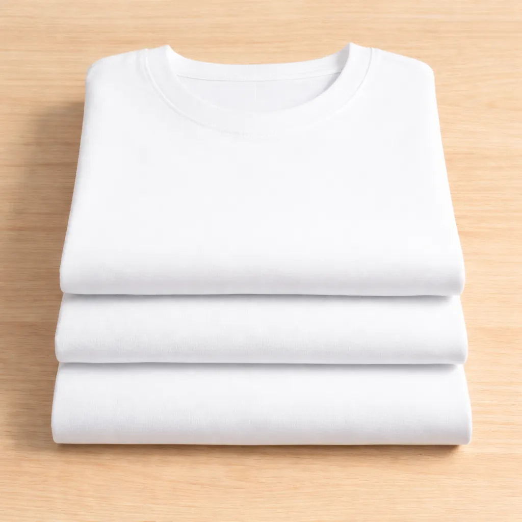 ShortTall® Oversized Round Neck T-Shirt - White