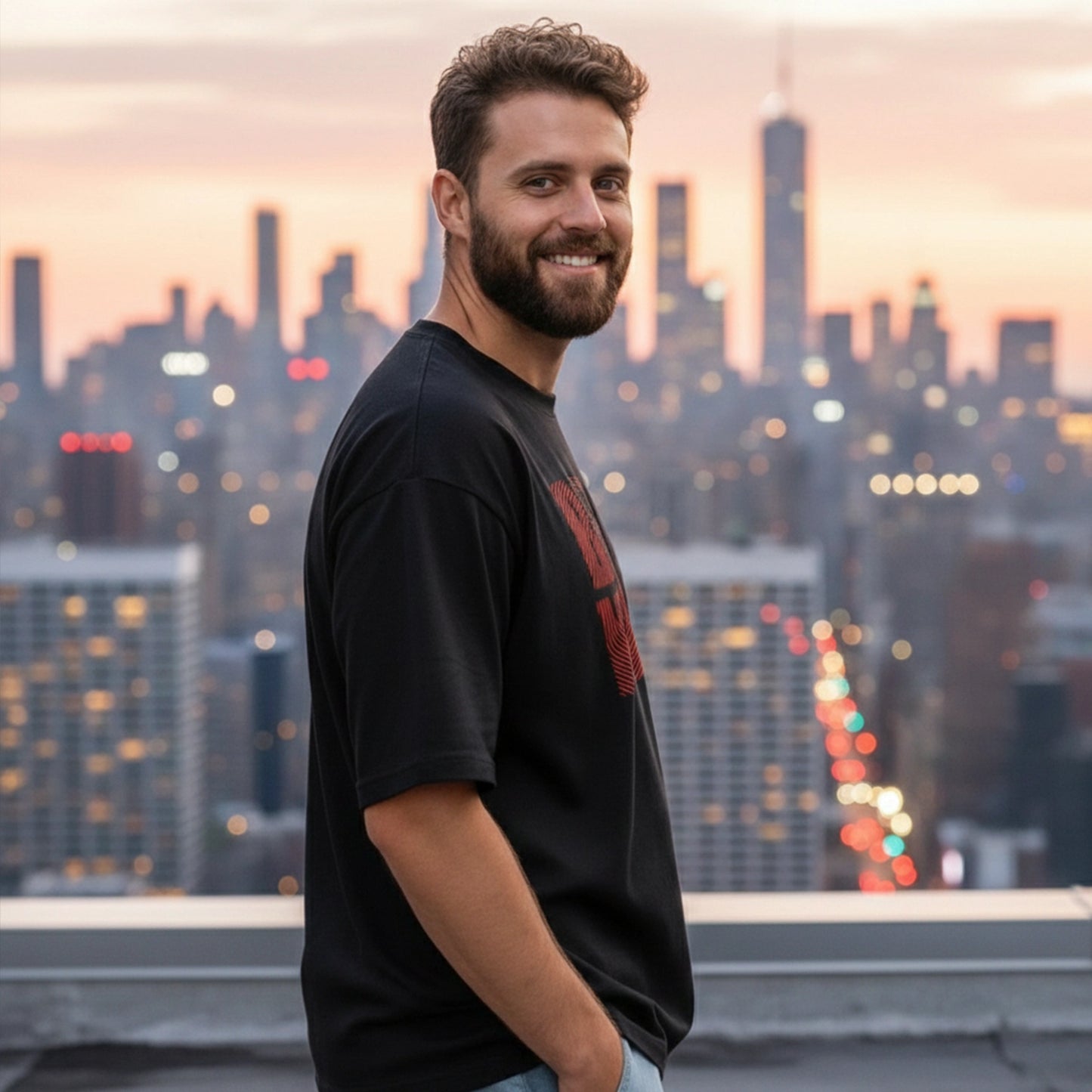 ShortTall® – Oversize Premium Graphic T-Shirt | “Be You” Statement Edition