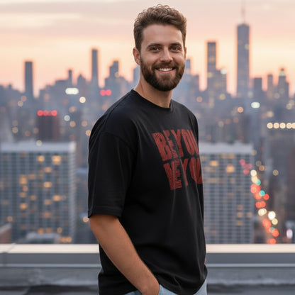 ShortTall® – Oversize Premium Graphic T-Shirt | “Be You” Statement Edition