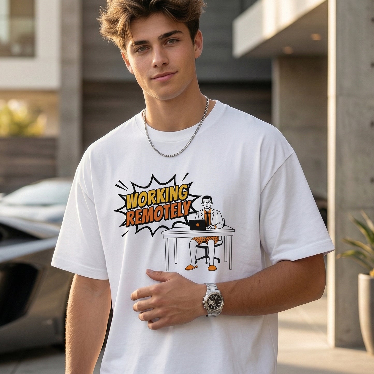 Oversize - “Working Remotely” Humor Edition