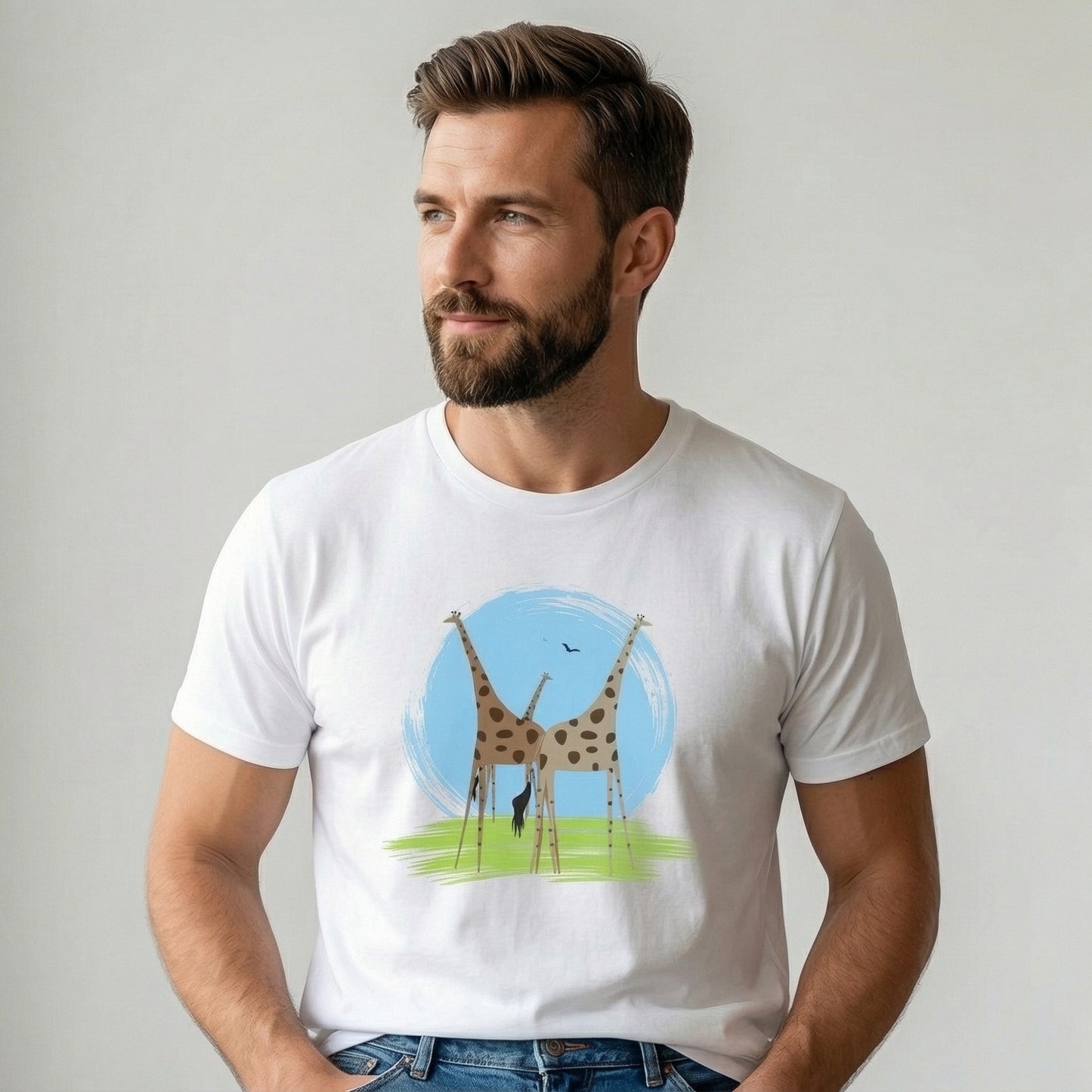 “Twin Giraffes” Nature Edition