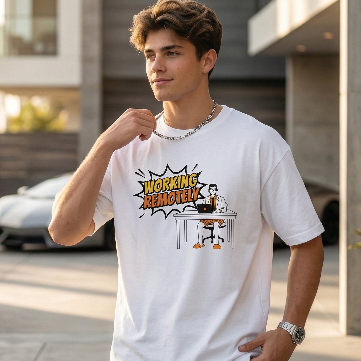 Oversize - “Working Remotely” Humor Edition