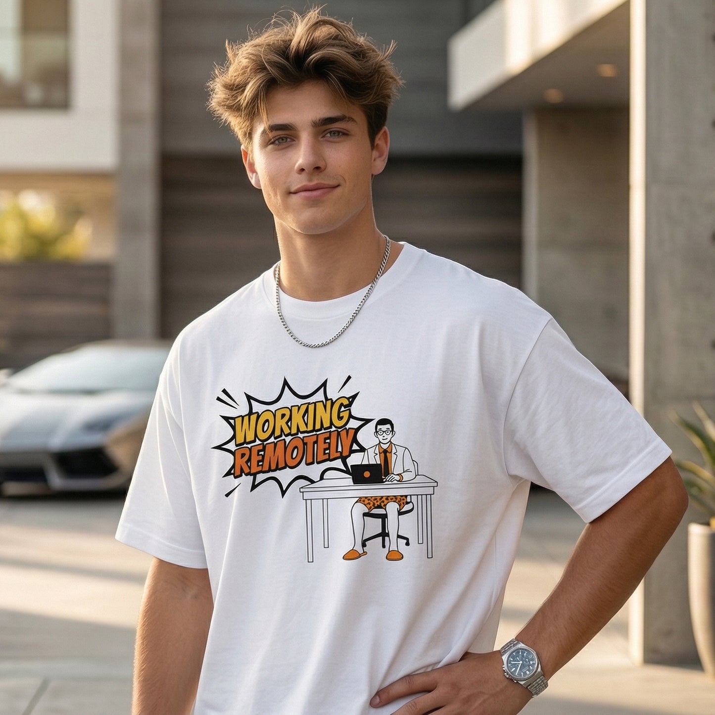 Oversize - “Working Remotely” Humor Edition