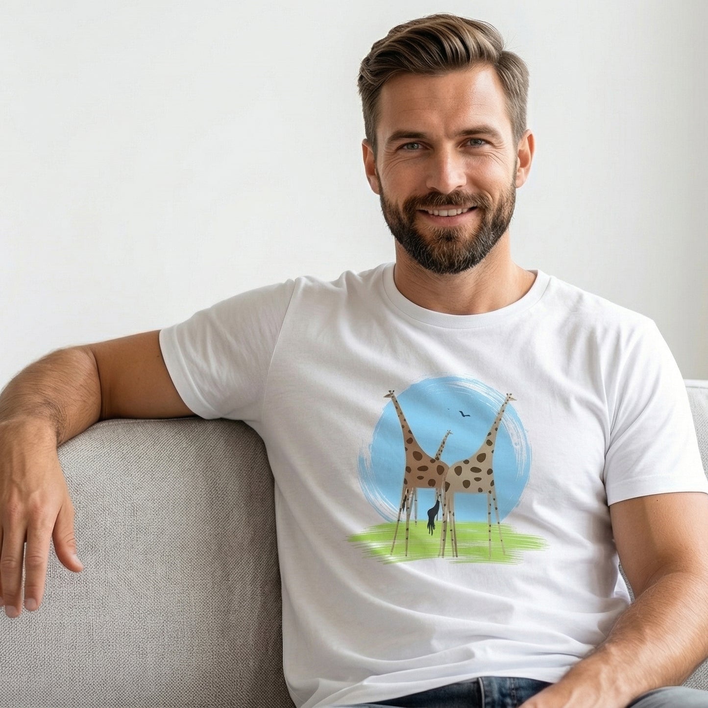 “Twin Giraffes” Nature Edition