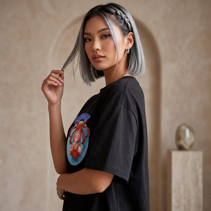 ShortTall® – Oversized Graphic T-Shirt | Cancer Zodiac