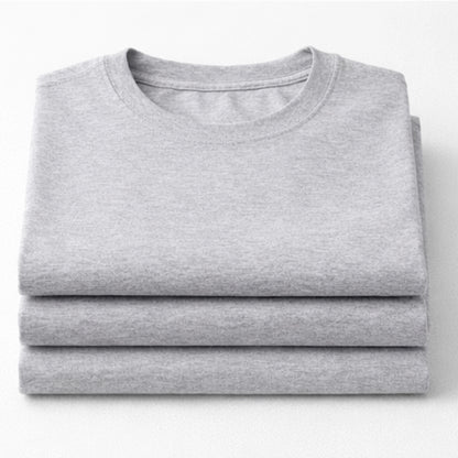ShortTall® Oversized Round Neck T-Shirt - Grey