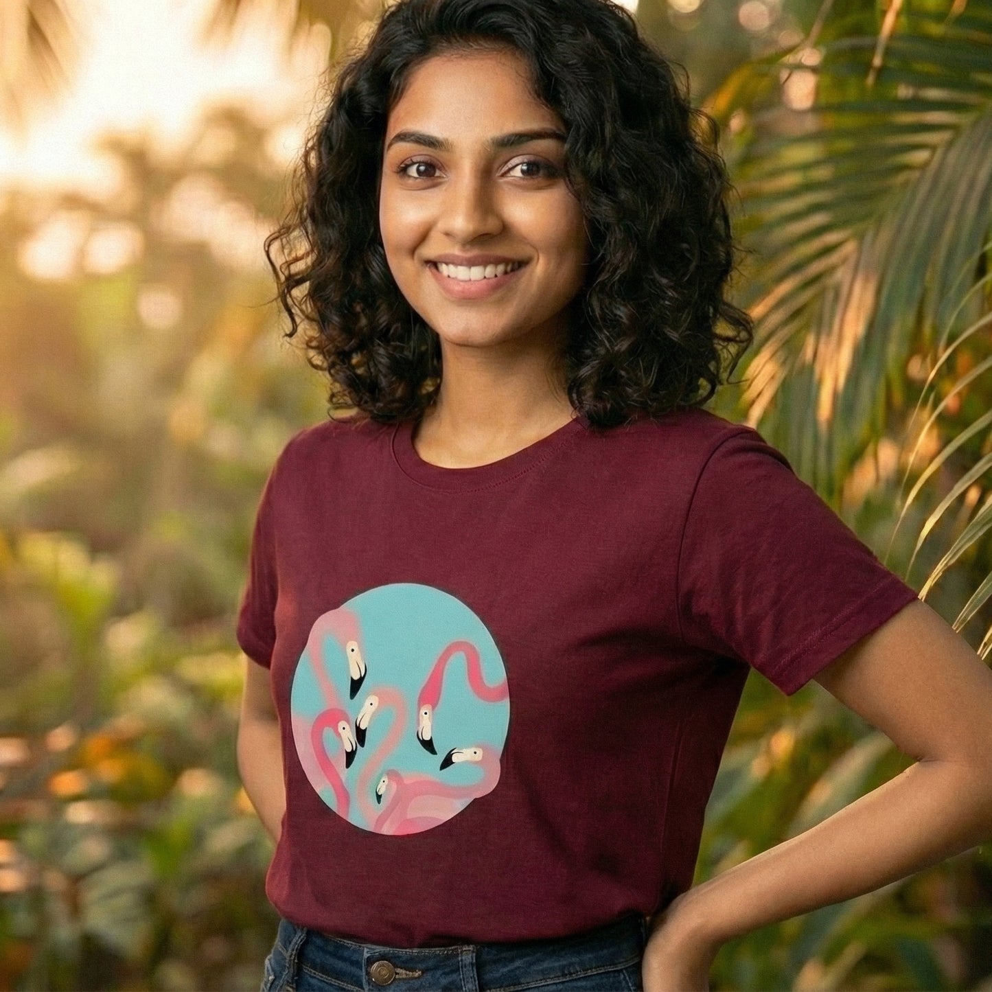 “Flamingo Circle” Tropical Edition